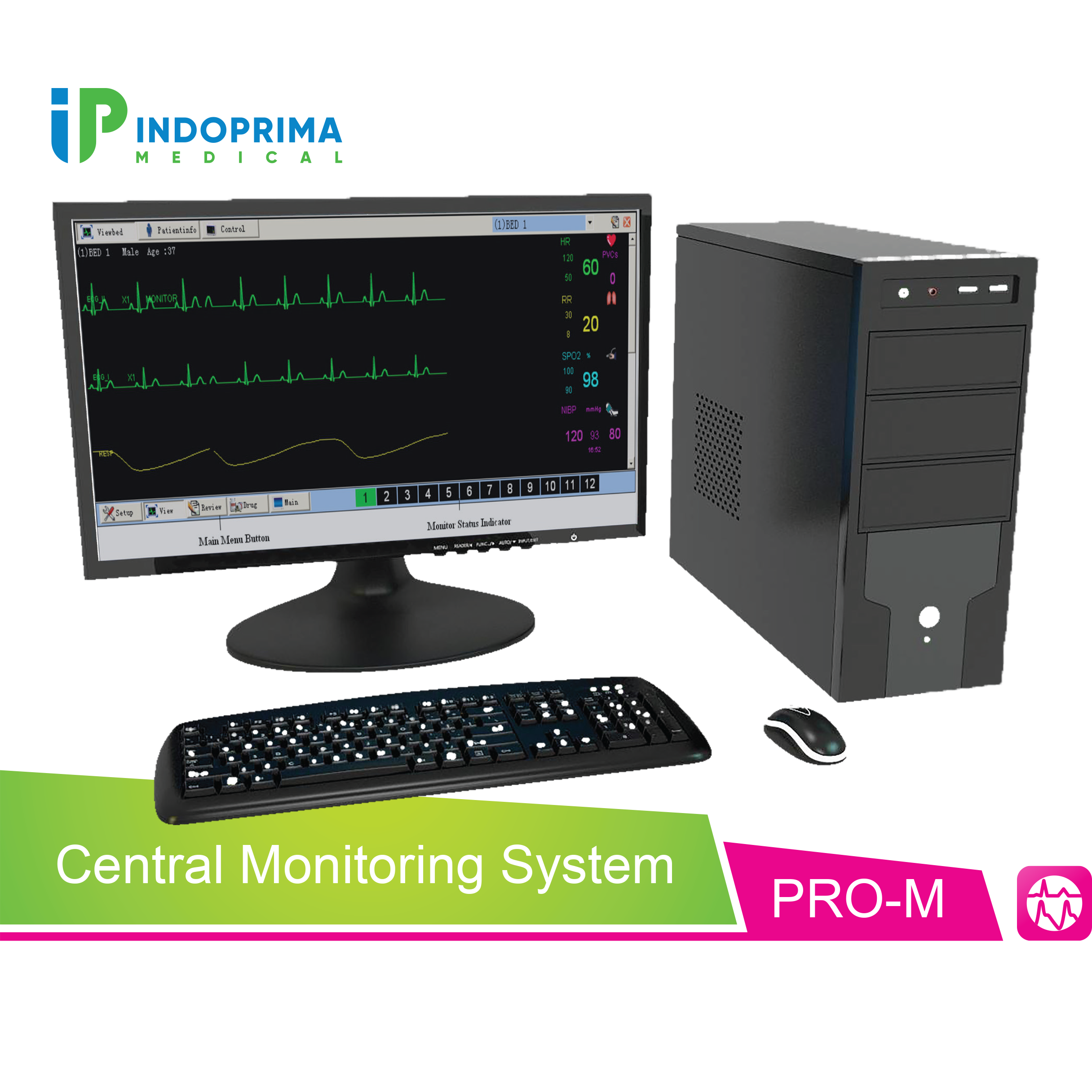 PRO-M12E - Central Monitor